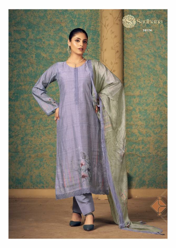 Ahaana By Sadhana Muslin Silk Digital Printed Salwar Kameez Wholesale Price In Surat